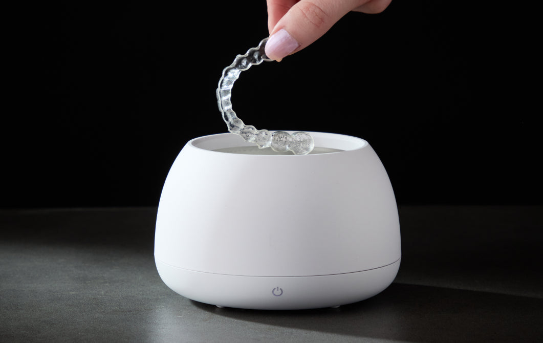 Zahnschiene entnehmen